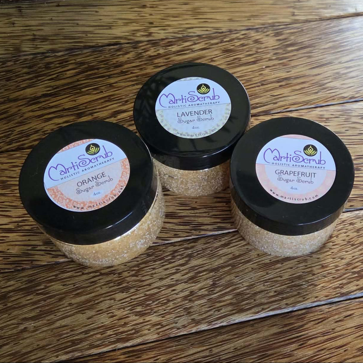Citrus & Calm Sugar Scrub Trio
